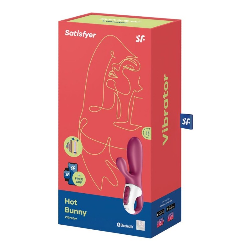 Wibrator kóliczek aplikacja Satisfyer Hot Bunny